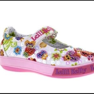 Lelli Kelly Coccinella Wht Fantasy Mary Jane shoes